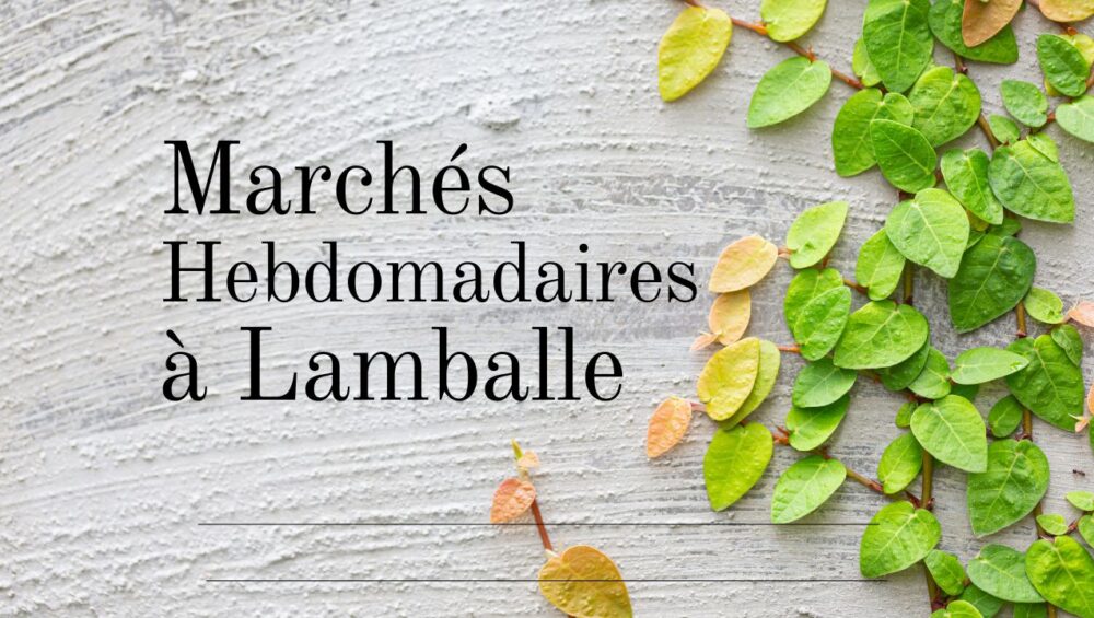 Marchés Lamballe